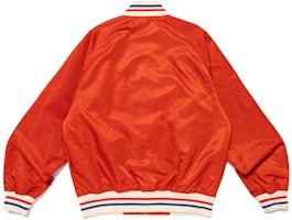 HUMAN MADE SS24 男女同款标志棒球夹克,条纹罗纹领设计. HM27JK008 Purchase HUMAN MADE SS24 男女同款标志棒球夹克,条纹罗纹领设计. HM27JK008