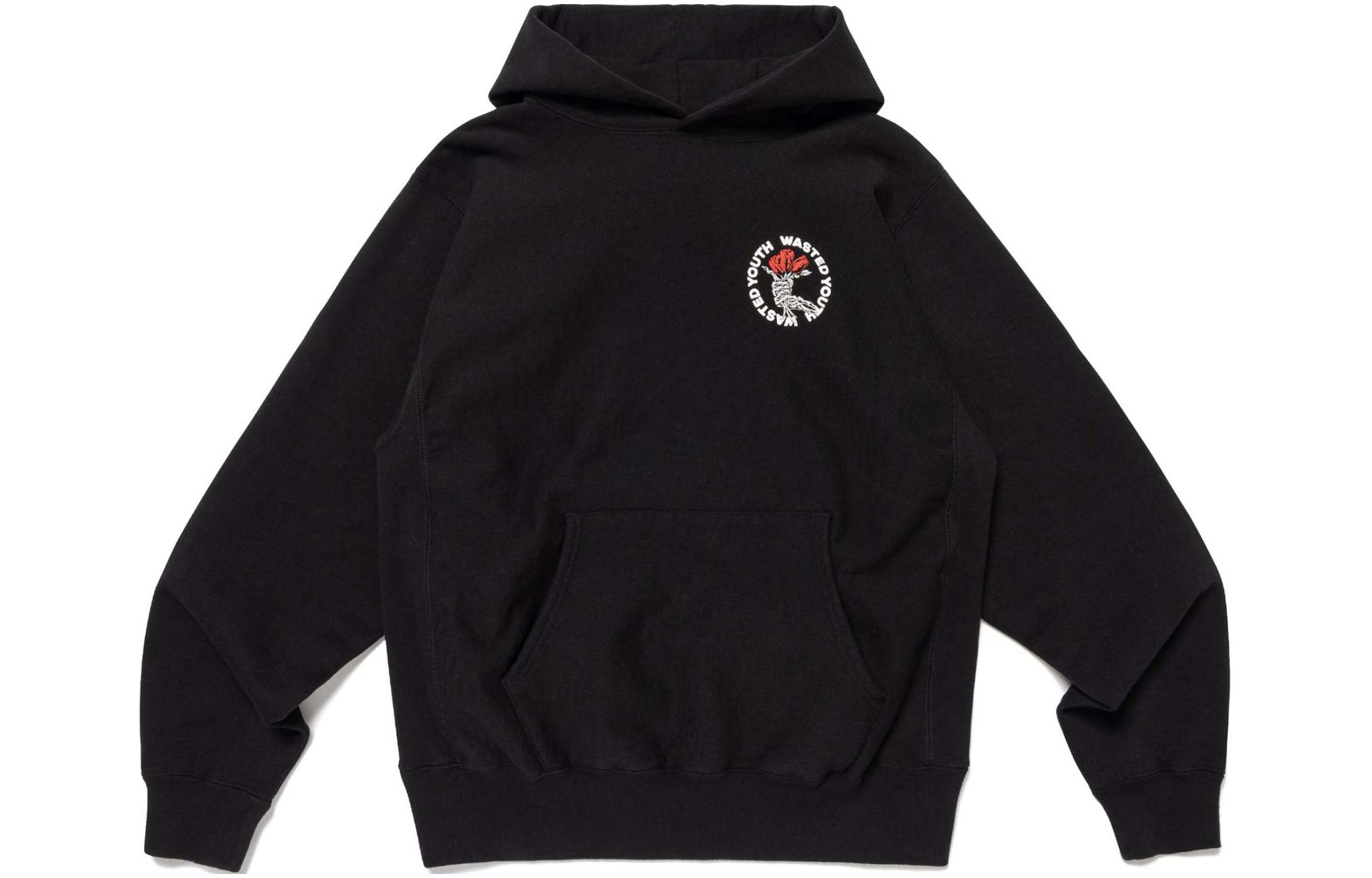 Human Made SS24 Wasted Youth Heavyweight Hoodie Unisex Printed Pullover WY26CS005