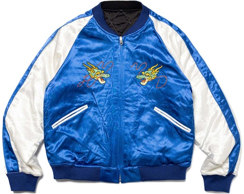 HUMAN MADE SS24 Year of Dragon Reversible Embroidered Crewneck Jacket Black HM27JK001 Shop HUMAN MADE SS24 Year of Dragon Reversible Embroidered Crewneck Jacket Black HM27JK001