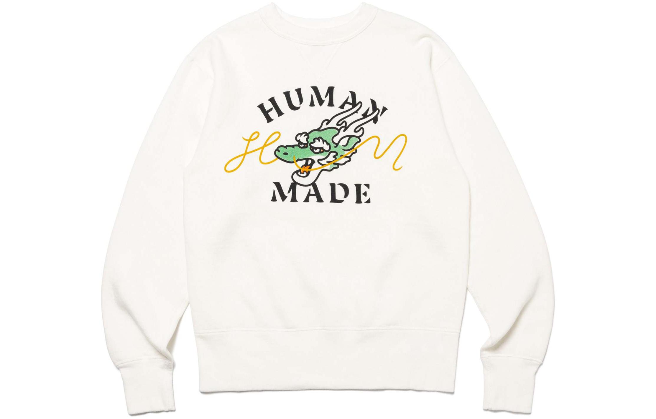 HUMAN MADE SS24 Year of the Dragon Graphic Crewneck Sweatshirt Unisex HM27CS023