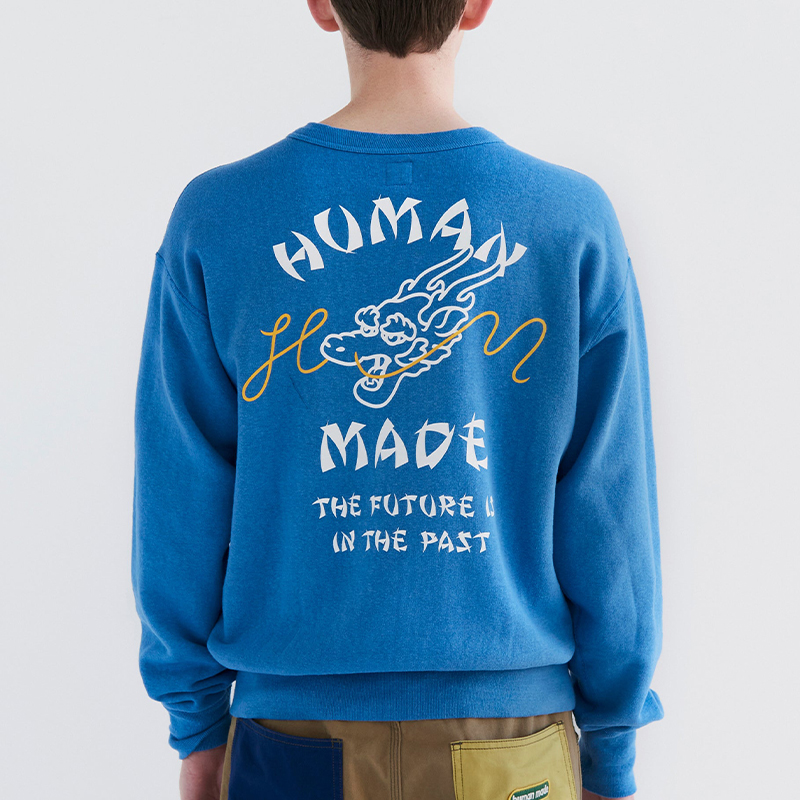 Purchase HUMAN MADE SS24 龍年グラフィック クルーネックスウェット 男女兼用 HM27CS024