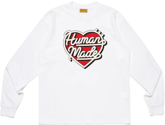 Camiseta Unisex HUMAN MADE SS25 Logo Corazón Manga Larga Cuello Redondo HM29CS021 Shop Camiseta Unisex HUMAN MADE SS25 Logo Corazón Manga Larga Cuello Redondo HM29CS021