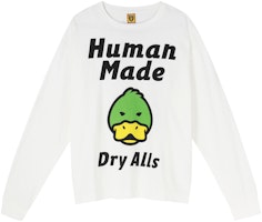 HUMAN MADE Tiger Duck Dog Bear Print Heart Long Sleeve T-Shirt Unisex HM23CS015 HUMAN MADE Tiger Duck Dog Bear Print Heart Long Sleeve T-Shirt Unisex HM23CS015