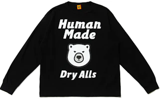 Cheap HUMAN MADE 老虎鴨狗熊印花愛心長袖T恤 男女款 HM23CS015