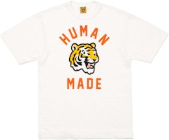 HUMAN MADE Tiger Head Print Unisex Crewneck Short Sleeve T-Shirt HM27TE002 HUMAN MADE Tiger Head Print Unisex Crewneck Short Sleeve T-Shirt HM27TE002
