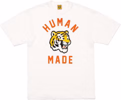 Order HUMAN MADE Tiger Head Print Unisex Crewneck Short Sleeve T-Shirt HM27TE002