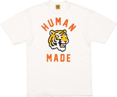 휴먼 메이드 타이거 헤드 프린트 유니섹스 반팔 크루넥 티셔츠 HM27TE002 Order 휴먼 메이드 타이거 헤드 프린트 유니섹스 반팔 크루넥 티셔츠 HM27TE002