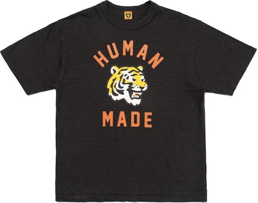 휴먼 메이드 타이거 헤드 프린트 유니섹스 반팔 크루넥 티셔츠 HM27TE002 Shop 휴먼 메이드 타이거 헤드 프린트 유니섹스 반팔 크루넥 티셔츠 HM27TE002