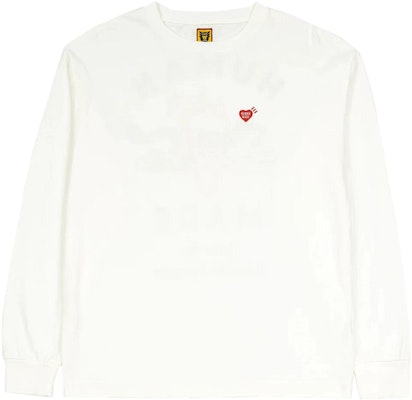 Camiseta Unisex HUMAN MADE Cuello Redondo Manga Larga Estampado de Tigre. HM25CS029 Lookbook Camiseta Unisex HUMAN MADE Cuello Redondo Manga Larga Estampado de Tigre. HM25CS029