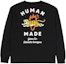 Shop Camiseta Unisex HUMAN MADE Cuello Redondo Manga Larga Estampado de Tigre. HM25CS029