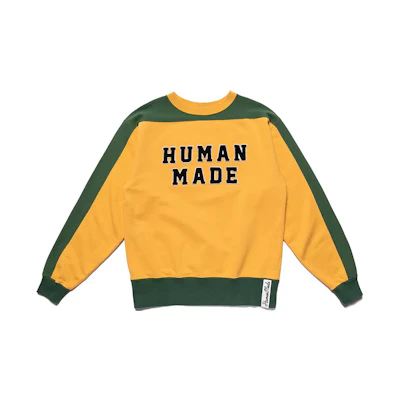 HUMAN MADE Two-Tone Logo Crewneck Sweatshirt HM20CS018
