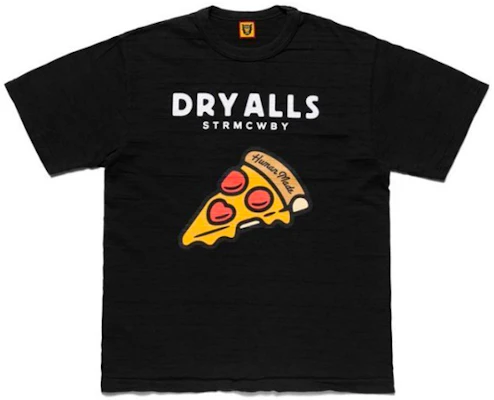 HUMAN MADE Unisex Kaos Lengan Pendek Logo Pizza HM19TE025 Order HUMAN MADE Unisex Kaos Lengan Pendek Logo Pizza HM19TE025
