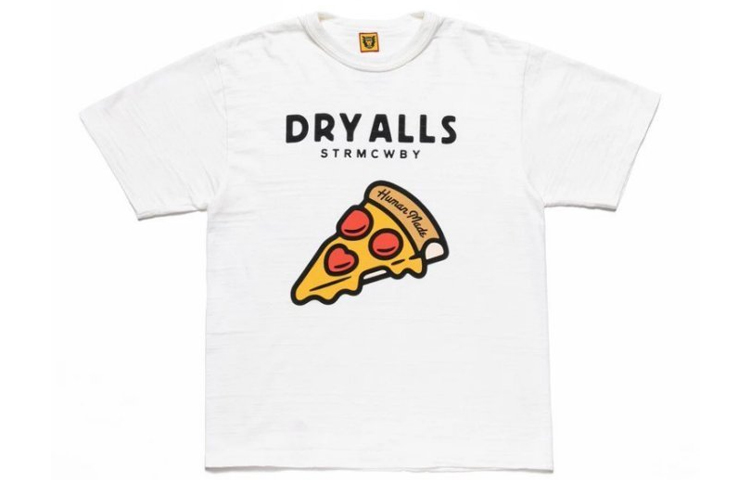 HUMAN MADE Unisex Pizza Logo Short Sleeve T-Shirt HM19TE025 圖 4