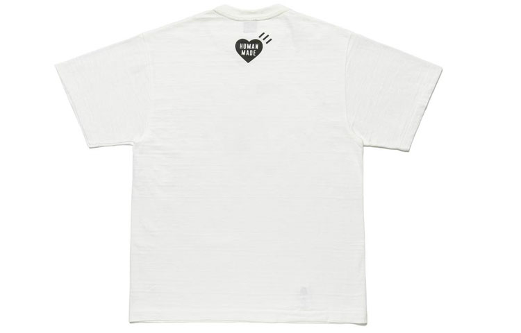 Lookbook Camiseta HUMAN MADE Jabalí Salvaje Unisex Estilo Pareja. HM21TE013