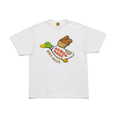HUMAN MADE Wild Duck Heart Logo Unisex Crewneck Short Sleeve T-Shirt. XX22TE004