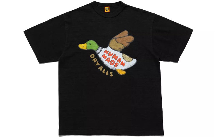 HUMAN MADE Wild Duck Heart Logo Unisex Crewneck Short Sleeve T-Shirt. XX22TE004 圖 4