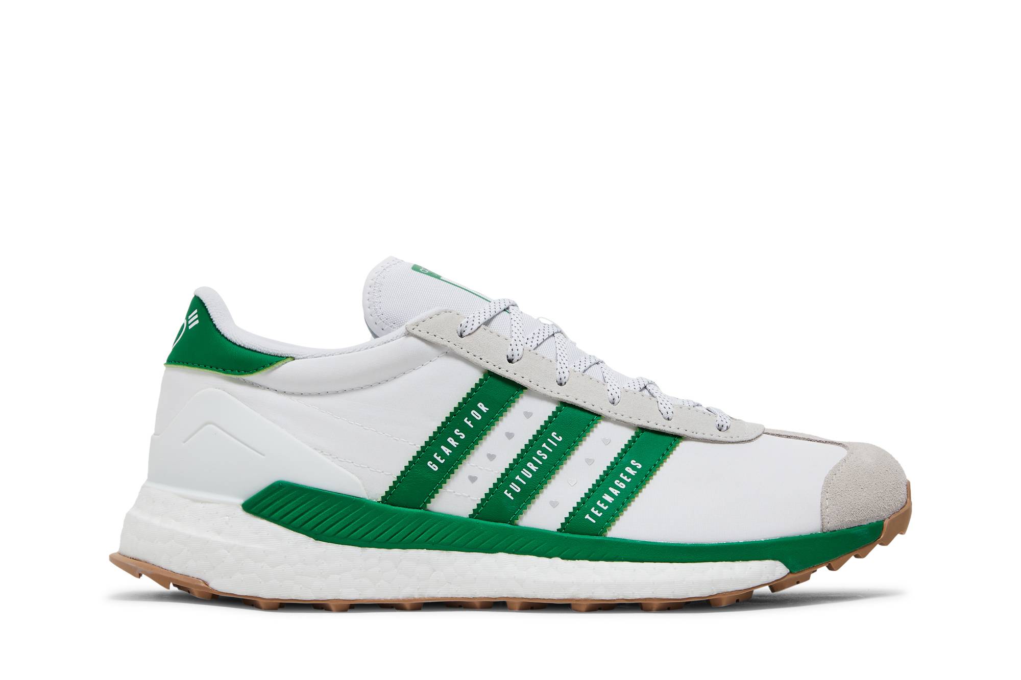 Human Made x adidas Country 'Gears For Futuristic Teenagers - White Green' S42973