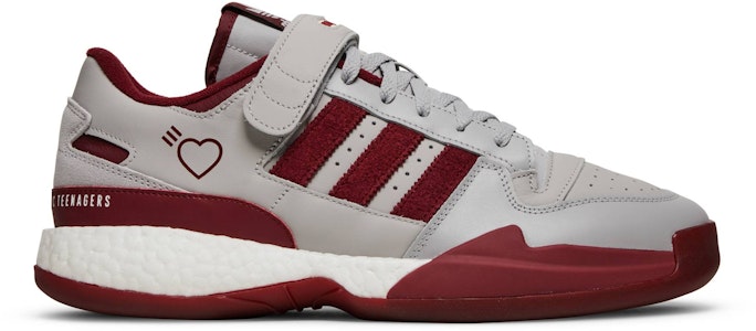 휴먼메이드 x 아디다스 포럼 로우 '그레이 버건디' S42977 Buy 휴먼메이드 x 아디다스 포럼 로우 '그레이 버건디' S42977