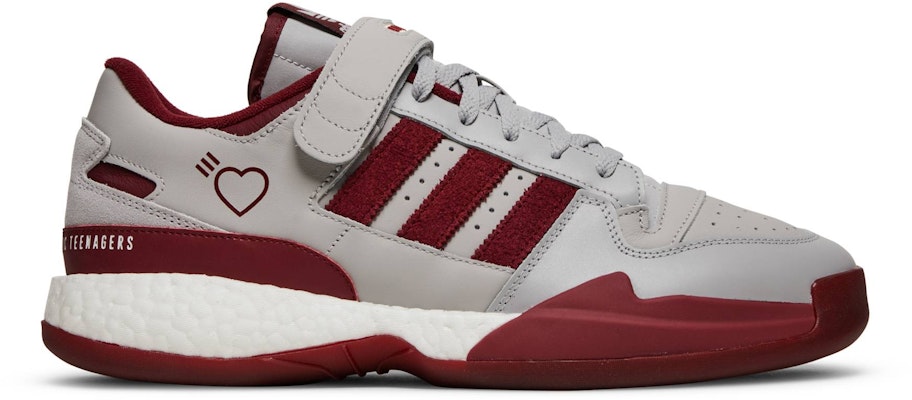Human Made x adidas Forum Low 'Kelabu Burgundy' S42977 Buy Human Made x adidas Forum Low 'Kelabu Burgundy' S42977