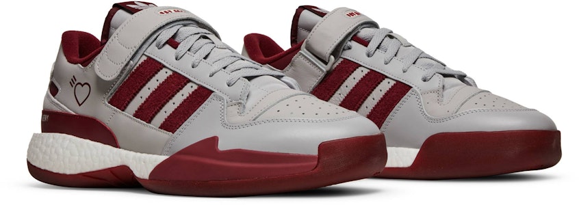 휴먼메이드 x 아디다스 포럼 로우 '그레이 버건디' S42977 Cheap 휴먼메이드 x 아디다스 포럼 로우 '그레이 버건디' S42977