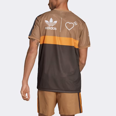 Human Made x adidas Graphic Tee Brown Shop Human Made x adidas Graphic Tee Brown