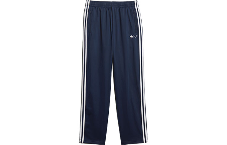 HUMAN MADE x adidas Originals SS21 Logo Print Mid-Rise Track Pants Men. GV4336