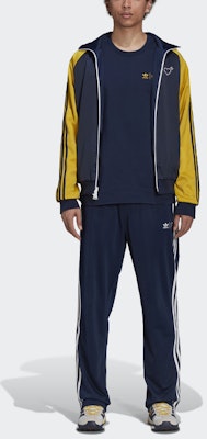 HUMAN MADE x adidas Originals SS21 ロゴプリント ミッドライズ トラックパンツ メンズ. GV4336 Shop HUMAN MADE x adidas Originals SS21 ロゴプリント ミッドライズ トラックパンツ メンズ. GV4336