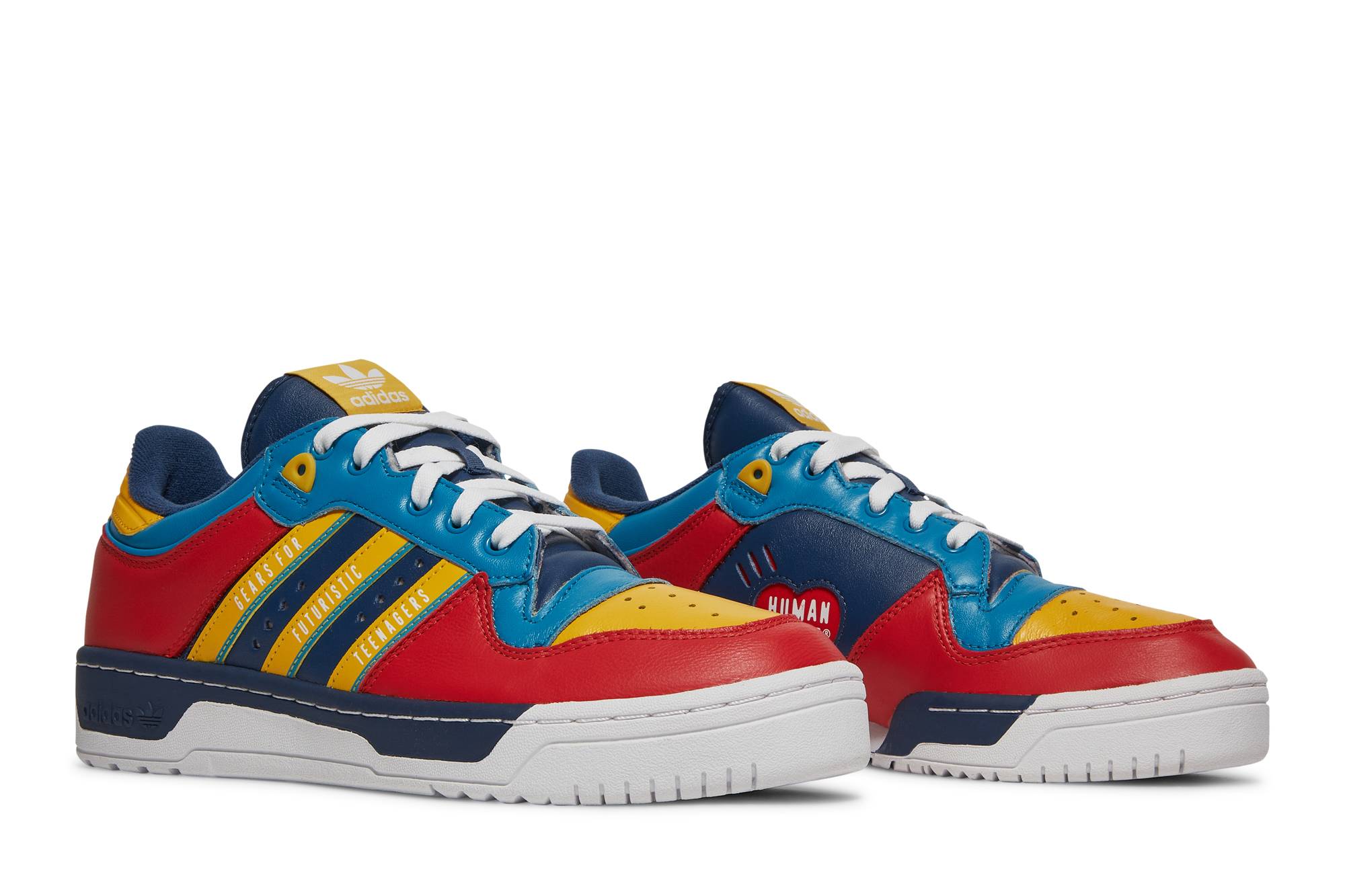 Cheap Human Made x adidas Rivalry Low 'Night Marine' Sepatu Sneaker FY1083