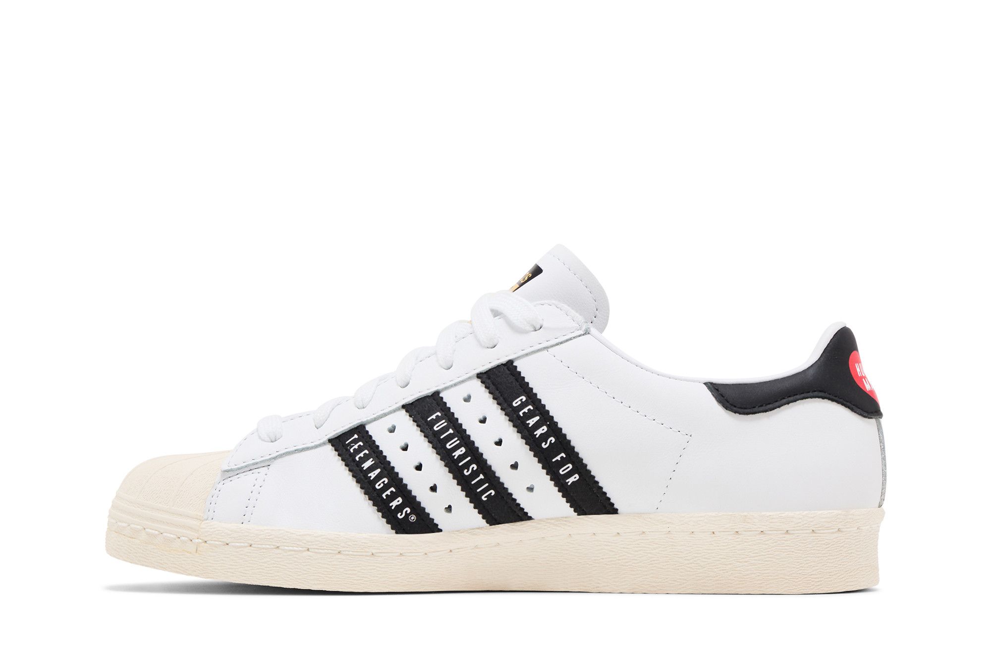 Lookbook Human Made x adidas Superstar 'Gears For Futuristic Teenagers - Putih Hitam' FY0728