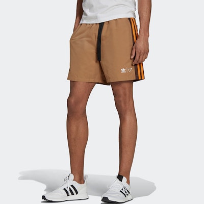 Human Made x adidas Wind Shorts Brown Shop Human Made x adidas Wind Shorts Brown