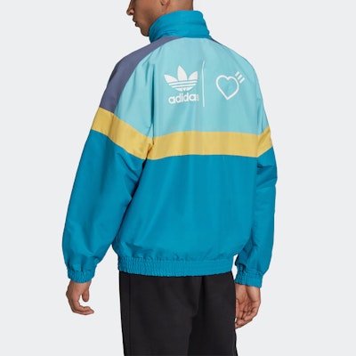 Human Made x adidas Windbreaker Jacket Aqua Lookbook Human Made x adidas Windbreaker Jacket Aqua