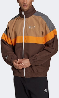 Human Made x adidas Windbreaker Jacket Brown Order Human Made x adidas Windbreaker Jacket Brown