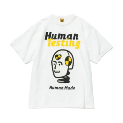 HUMAN MADE ASAP Rocky Human Testing Robot Cartoon Graphic Tee Unisex. XX23TE010