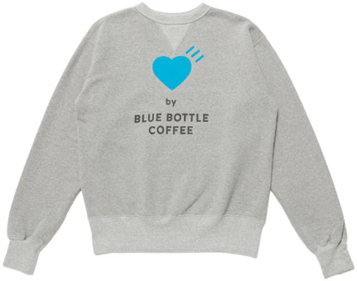 Human Made x BLUE BOTTLE COFFEE FW21 Baju Kelabu Biru Rekaan Hati. XX22CS013 Buy Human Made x BLUE BOTTLE COFFEE FW21 Baju Kelabu Biru Rekaan Hati. XX22CS013