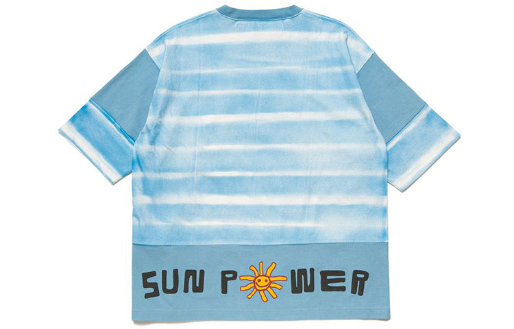 Lookbook 휴먼메이드 x CPFM SS21 태극 패치워크 그래픽 티셔츠 블루 CP04CS003