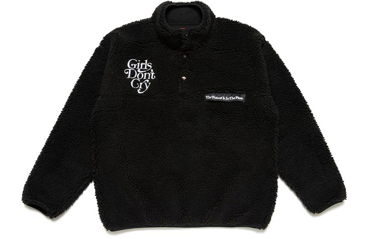 HUMAN MADE x Girls Don't Cry FW20 Fleece Jacket Unisex Black XX20CS004