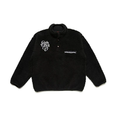 HUMAN MADE Girls Don't Cry FW20 Fleece Jacket Unisex Black XX20CS004