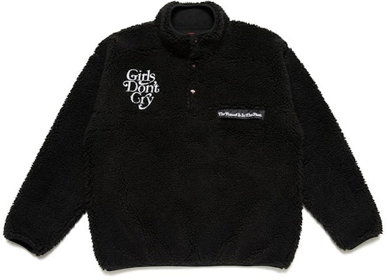 HUMAN MADE x Girls Don't Cry FW20 Fleece Jacket Unisex Black XX20CS004 Order HUMAN MADE x Girls Don't Cry FW20 Fleece Jacket Unisex Black XX20CS004