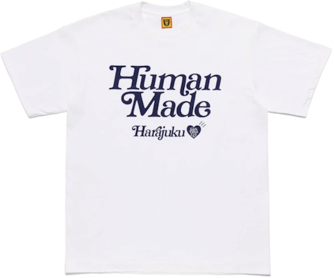 Human Made x Girls Don't Cry Harajuku T-Shirt #1 White Buy Human Made x Girls Don't Cry Harajuku T-Shirt #1 White