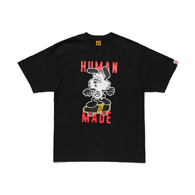 HUMAN MADE Girls Don't Cry SS21 Cartoon Print Skateboarding Tee Unisex. XX21TE003