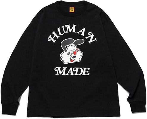 Camiseta Manga Larga Negra Unisex HUMAN MADE x Girls Don''t Cry SS23 Gráfico XX25CS003 Order Camiseta Manga Larga Negra Unisex HUMAN MADE x Girls Don''t Cry SS23 Gráfico XX25CS003