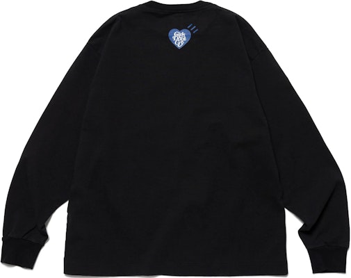 Camiseta Manga Larga Negra Unisex HUMAN MADE x Girls Don''t Cry SS23 Gráfico XX25CS003 Lookbook Camiseta Manga Larga Negra Unisex HUMAN MADE x Girls Don''t Cry SS23 Gráfico XX25CS003