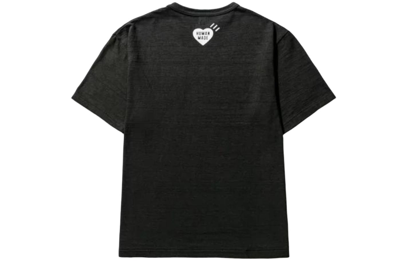 HUMAN MADE HBX Black Lion Logo Graphic Short Sleeve T-Shirt for Men HM23TE033 圖 3