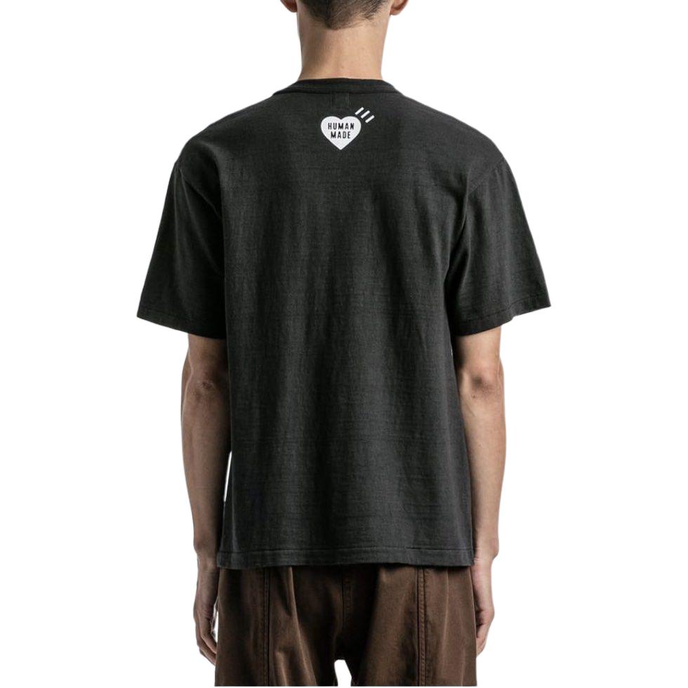 HUMAN MADE HBX Black Lion Logo Graphic Short Sleeve T-Shirt for Men HM23TE033 圖 5