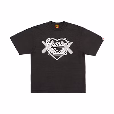 HUMAN MADE KAWS FW23 Logo T-Shirt Unisex Collaboration Tee. XX26TE005