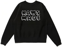 HUMAN MADE x KAWS Letter Print Crewneck Sweatshirt Unisex Collaboration. XX22CS007BK4 HUMAN MADE x KAWS Letter Print Crewneck Sweatshirt Unisex Collaboration. XX22CS007BK4