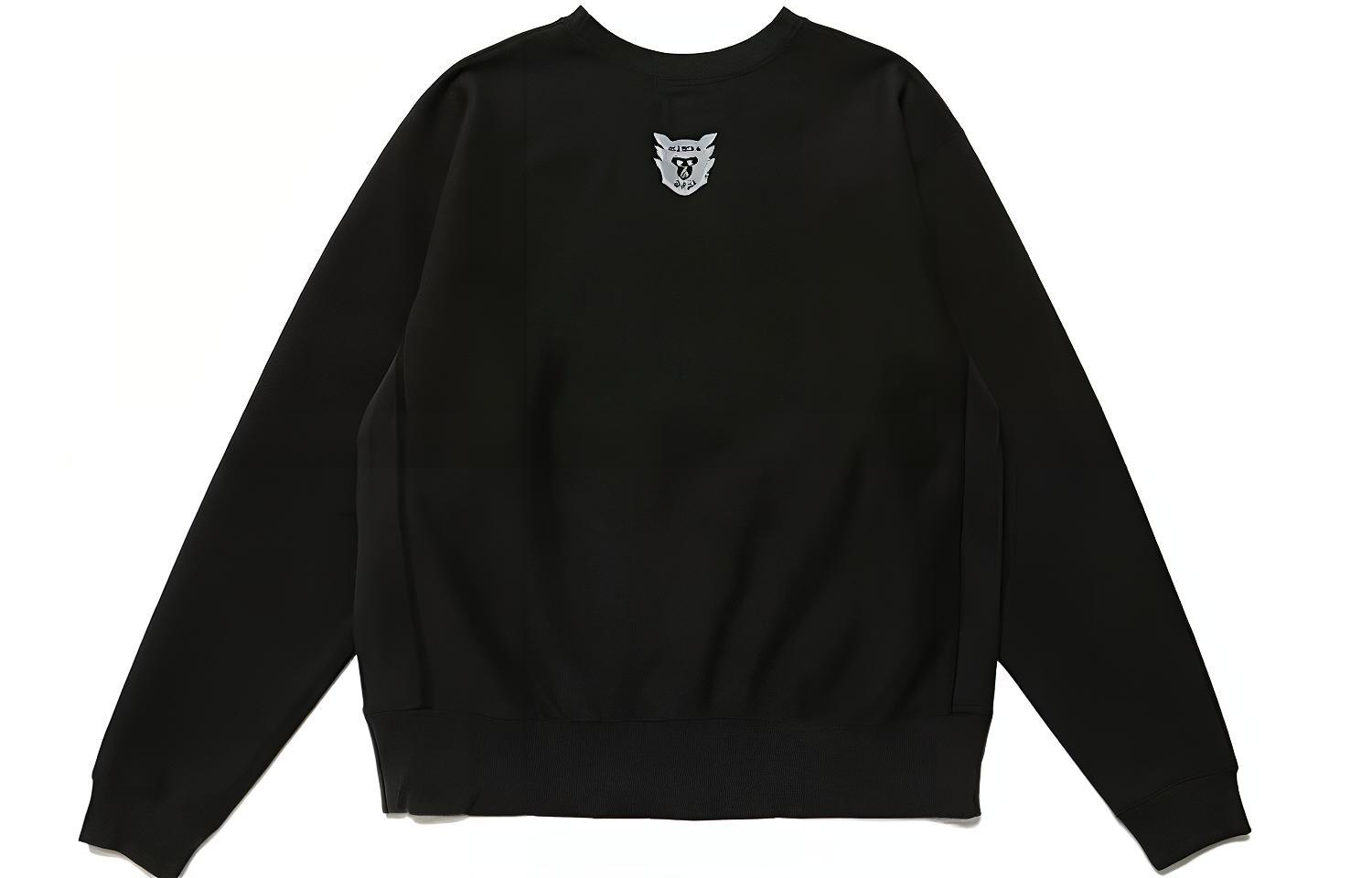 Lookbook HUMAN MADE x KAWS 字母印花圆领卫衣 男女联名款 XX22CS007BK4