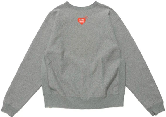 Human Made x KAWS Logo Crewneck Sweatshirt Unisex Grey XX22CS005 Lookbook Human Made x KAWS Logo Crewneck Sweatshirt Unisex Grey XX22CS005