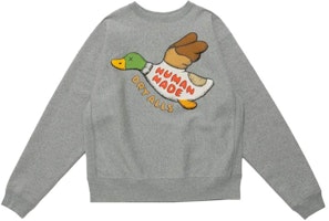 HUMAN MADE x KAWS Logo Duck Print Crewneck Sweatshirt Unisex. XX22CS006 HUMAN MADE x KAWS Logo Duck Print Crewneck Sweatshirt Unisex. XX22CS006