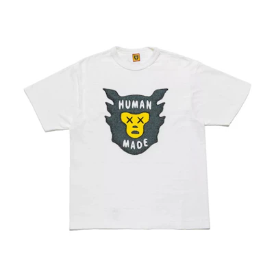 HUMAN MADE KAWS Logo Heart Print Unisex Crewneck T-Shirt. XX22TE003